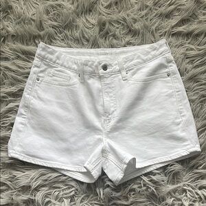 Women's White Denim Shorts